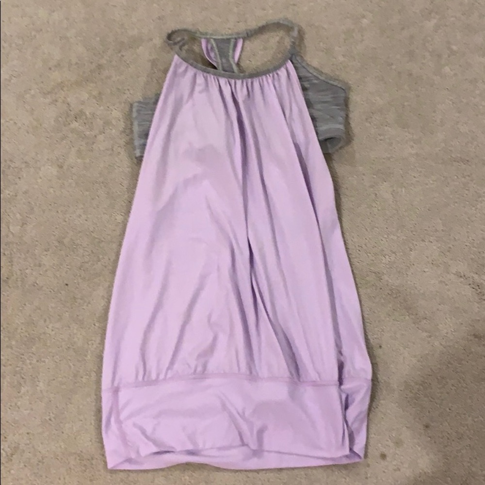 Lululemon tank with built in bra